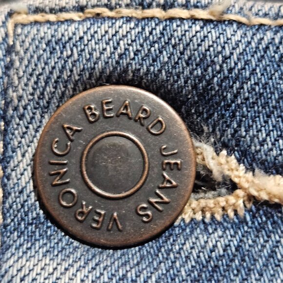 NWT Veronica Beard Sheridan Wn Flare Jean sz 30 Y2K Quiet Luxury Dark Academia - Picture 9 of 15